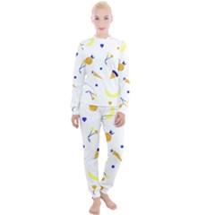 Pattern-fruit-apples-green Women s Lounge Set