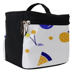 Pattern-fruit-apples-green Make Up Travel Bag (small)