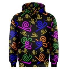 Pattern-repetition-snail-blue Men s Core Hoodie