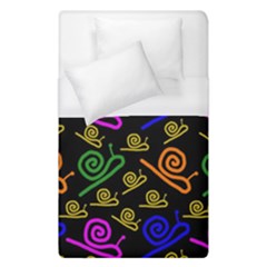 Pattern-repetition-snail-blue Duvet Cover (single Size)