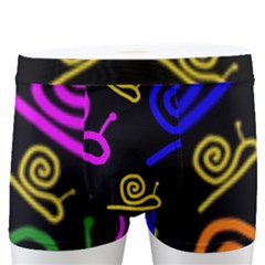 Pattern-repetition-snail-blue Men s Boxer Briefs by Maspions