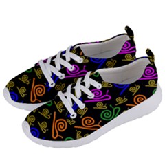 Pattern-repetition-snail-blue Women s Lightweight Sports Shoes