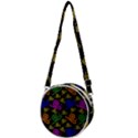 Pattern-repetition-snail-blue Crossbody Circle Bag View1