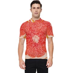 Grapefruit-fruit-background-food Men s Short Sleeve Rash Guard