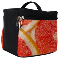 Grapefruit-fruit-background-food Make Up Travel Bag (big)