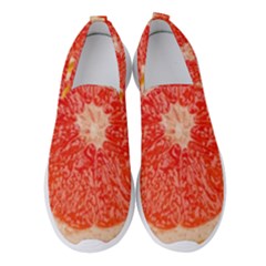 Grapefruit-fruit-background-food Women s Slip On Sneakers