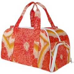 Grapefruit-fruit-background-food Burner Gym Duffel Bag