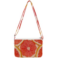 Grapefruit-fruit-background-food Double Gusset Crossbody Bag