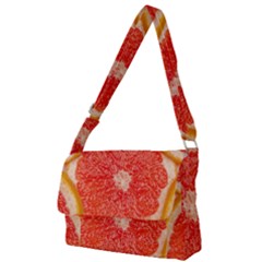 Grapefruit-fruit-background-food Full Print Messenger Bag (l)