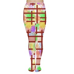 Pattern-repetition-bars-colors Tights