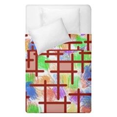 Pattern-repetition-bars-colors Duvet Cover Double Side (single Size)