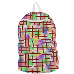 Pattern-repetition-bars-colors Foldable Lightweight Backpack