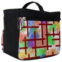 Pattern-repetition-bars-colors Make Up Travel Bag (big)