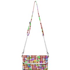 Pattern-repetition-bars-colors Mini Crossbody Handbag