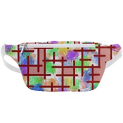 Pattern-repetition-bars-colors Waist Bag 