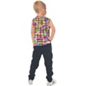 Pattern-repetition-bars-colors Kids  Sport Tank Top View2