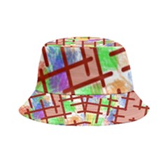 Pattern-repetition-bars-colors Inside Out Bucket Hat