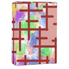 Pattern-repetition-bars-colors Playing Cards Single Design (rectangle) With Custom Box by Maspions