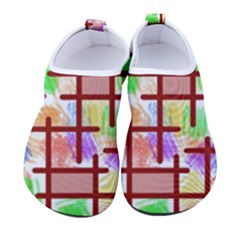 Pattern-repetition-bars-colors Kids  Sock-style Water Shoes by Maspions