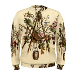 Vintage-antique-plate-china Men s Sweatshirt