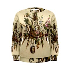 Vintage-antique-plate-china Women s Sweatshirt