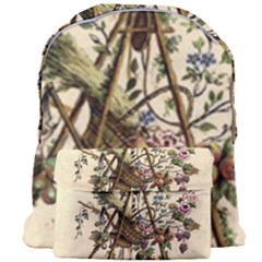 Vintage-antique-plate-china Giant Full Print Backpack by Maspions