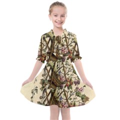 Vintage-antique-plate-china Kids  All Frills Chiffon Dress by Maspions