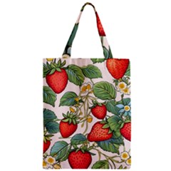 Strawberry-fruits Zipper Classic Tote Bag