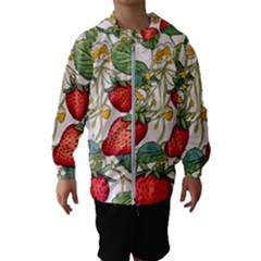 Strawberry-fruits Kids  Hooded Windbreaker