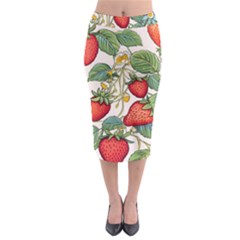 Strawberry-fruits Midi Pencil Skirt