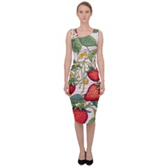 Strawberry-fruits Sleeveless Pencil Dress