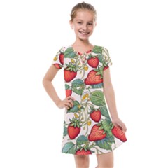 Strawberry-fruits Kids  Cross Web Dress