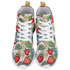 Strawberry-fruits Women s Lightweight High Top Sneakers