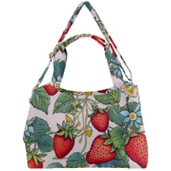 Strawberry-fruits Double Compartment Shoulder Bag