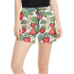 Strawberry-fruits Women s Runner Shorts