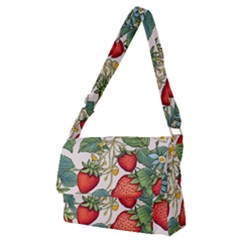 Strawberry-fruits Full Print Messenger Bag (m)