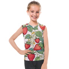 Strawberry-fruits Kids  Mesh Tank Top