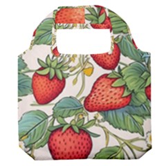 Strawberry-fruits Premium Foldable Grocery Recycle Bag by Maspions