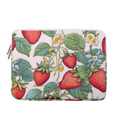 Strawberry-fruits 13  Vertical Laptop Sleeve Case With Pocket by Maspions