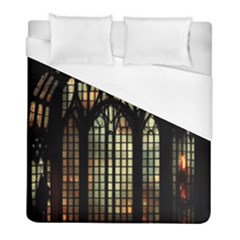 Stained Glass Window Gothic Duvet Cover (full/ Double Size) by Maspions