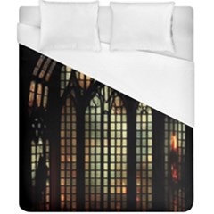 Stained Glass Window Gothic Duvet Cover (california King Size) by Maspions