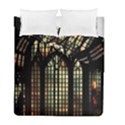 Stained Glass Window Gothic Duvet Cover Double Side (Full/ Double Size) View1