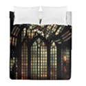 Stained Glass Window Gothic Duvet Cover Double Side (Full/ Double Size) View2