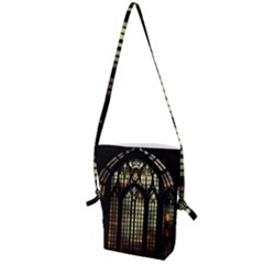 Stained Glass Window Gothic Folding Shoulder Bag