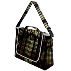 Stained Glass Window Gothic Box Up Messenger Bag by Maspions