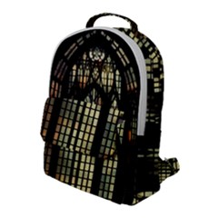 Stained Glass Window Gothic Flap Pocket Backpack (large) by Maspions