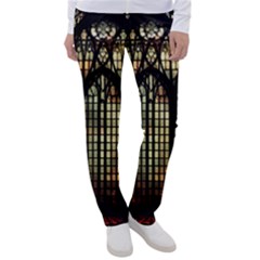 Stained Glass Window Gothic Women s Casual Pants