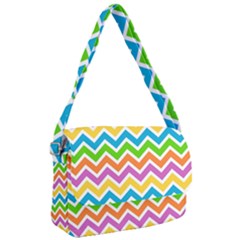 Chevron Pattern Design Texture Courier Bag by Apen