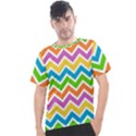 Chevron Pattern Design Texture Men s Sport Top View1