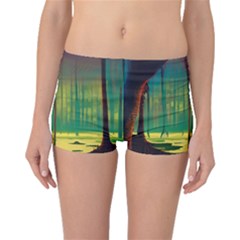 Nature Swamp Water Sunset Spooky Night Reflections Bayou Lake Boyleg Bikini Bottoms